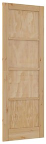 Porta Interior "ORKDAL" 73,5x211x4 cm Madeira Sólida de Pinho