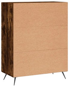 Aparador 69,5x34x90 cm derivados de madeira cor carvalho fumado