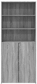 Armário alto 80x42,5x185 cm deriv. de madeira sonoma cinza