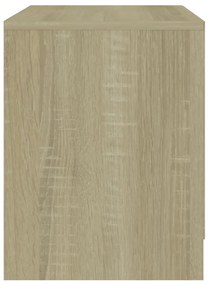 Mesa de cabeceira 2 pcs derivados de madeira carvalho sonoma