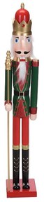 Soldado Quebra Nozes Vermelho e Verde 106CM
