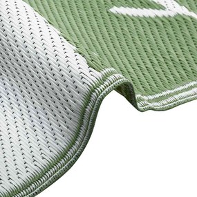 cobertor de exterior ARAKIL Verde e Branco Poliéster Grande