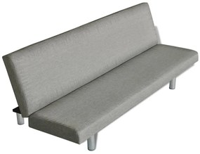 Sofá-Cama Kevin em Tecido - Cinzento - Design Moderno