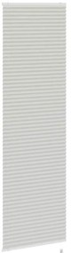 Cinzento Luz Plissada Cega 60x200 cm Largura Tecido 59,4 cm