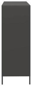 Móvel alto 101,5x39x103,5 cm aço preto
