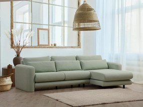 Sofá de Canto Lily – Verde – 290 x 165 cm