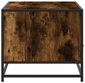 Mesa de centro 100x50x45cm deriv. madeira/metal carvalho fumado