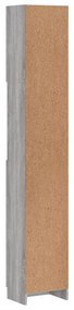 Armário WC 32x25,5x190 cm derivados de madeira sonoma cinza