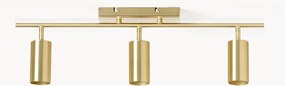 Candeeiro de teto Cassandra, três focos, dourado