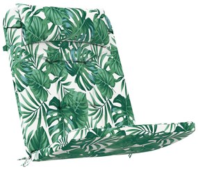 Almofada Tropical com Padrão de Folhas Padrão de Folhas Poliéster