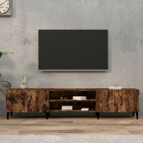 816269 vidaXL Móvel de TV 180x31,5x40 cm derivados de madeira carvalho fumado