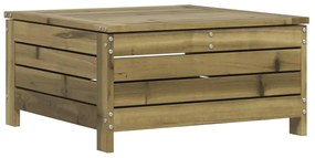 7 pcs conjunto sofás jardim madeira de pinho impregnada