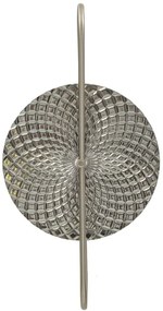 LÂMPADA DE PAREDE PRATA CM 28X15X54