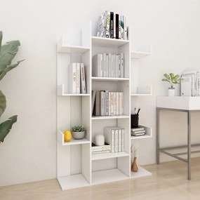 vidaXL Estante 86x25,5x140 cm derivados de madeira branco