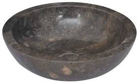 Lavatório Ø40x12 cm mármore cinzento