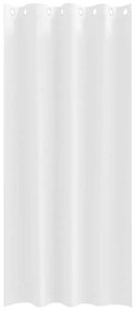 Cortinas com cortinas 2 pcs Branco Puro 245 x 140 cm Poliéster