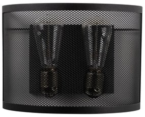 Candeeiro de Parede Amasra – Preto – 30 cm de Diâmetro