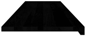 Soleiras da janela 2 pcs 140x40x2 cm carvalho castanho-escuro