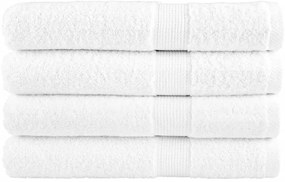 Toalhas de sauna premium SOLUND 4 pcs 80x200 cm 600 gsm branco