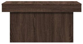 Mesa de centro 100x55x40 cm derivados madeira carvalho castanho