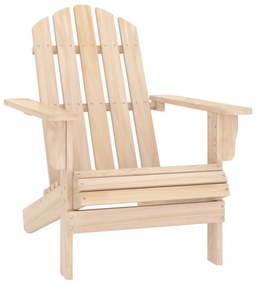 Cadeira de jardim Adirondack madeira de abeto maciça