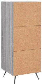 Aparador 34,5x34x90 cm derivados de madeira cinzento sonoma