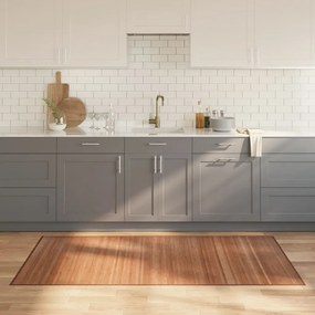 vidaXL Tapete retangular 100x200 cm bambu cor natural