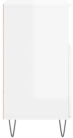 Aparador 60x35x70 cm derivados de madeira branco brilhante