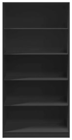 Roupeiro 100x50x200 cm contraplacado preto