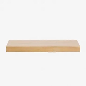 Conjunto De Móvel De Casa De Banho Suspenso Em Madeira De Teca Venetian Madeira De Teca Clara & Sem Lavatório & ↔︎ 80 Cm - Sklum