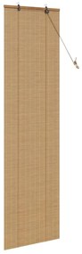 Persianas e Sombras de Janela Marrom Claro 60 x 220 cm Bambu