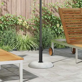 vidaXL Base de Parasol para Postes de 37/42/52/58mm Cinzento Claro Betão 20 kg