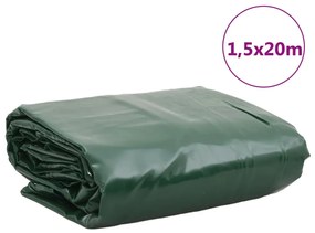 Lona 1,5x20 m 650 g/m² verde