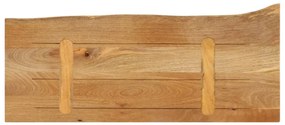 Tampo de mesa c/ borda viva 90x20x3,8 cm mangueira maciça