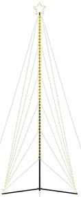 LED Árvore de Natal 861 LEDs Branco Quente 478 cm