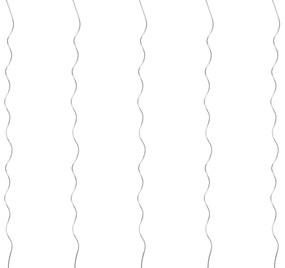 vidaXL Suportes para plantas em espiral 5 pcs 170 cm aço galvanizado