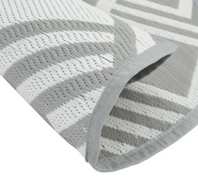 Tapete de exterior Ø160 cm ARAKIL PP cinzento