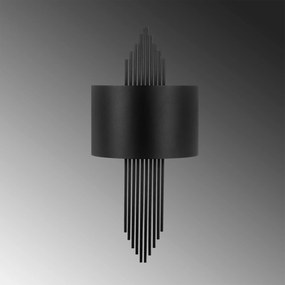 Aplique de Parede 620 – Preto – 75 x 10 x 22 cm