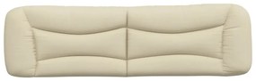 Almofadão de cabeceira 180 cm tecido creme