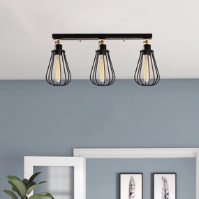 Candeeiro de Teto Fetiye – Preto – 66 cm de Diâmetro
