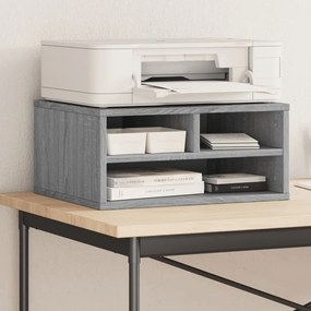 vidaXL Suporte de impressora 49x40x22,5 cm deriv. madeira cinza sonoma