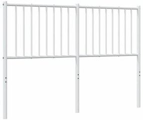 Cabeceira de cama 135 cm metal branco