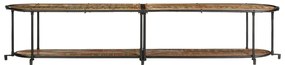 Móvel de TV 200x42x40 cm madeira recuperada maciça
