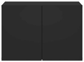 Móvel de parede para TV 60x30x41 cm preto