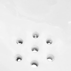 Urinol de parede com válvula de descarga cerâmica branco