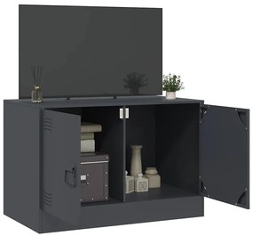 Móvel de TV 67x39x44 cm aço antracite