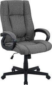 Cadeira de escritório XL Sparta Tecido Cinza Escuro