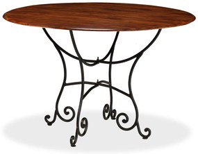Mesa jantar acácia maciça c/ acabamento a mel 120x76 cm