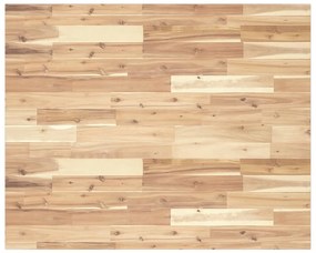 vidaXL Tampo de secretária 100x80x2 cm acácia maciça não tratada