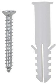 Espelhos de parede 2 pcs 40 cm vidro redondo
